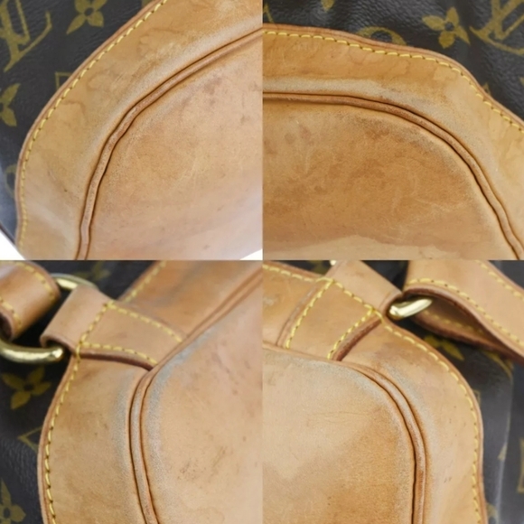 LOUIS VUITTO Montsouris GM Backpack Bag Monogram Leather Brown BAG - Picture 6 of 14